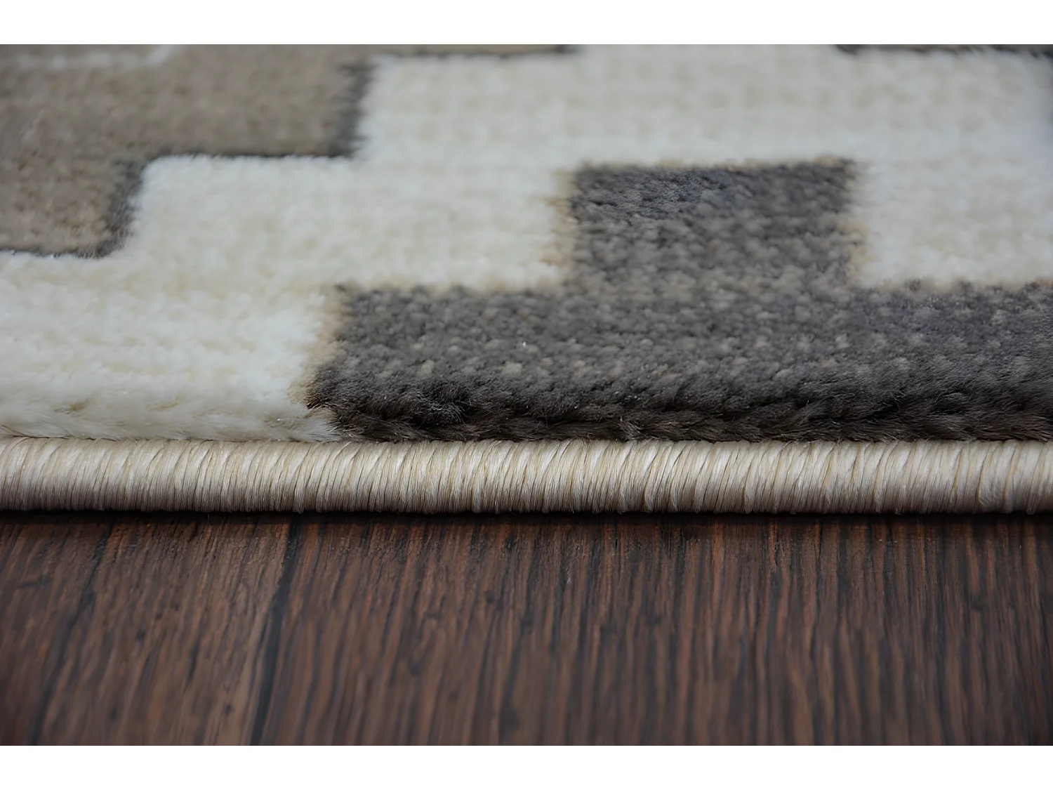 Tapis ARGENT - W4809 Losanges Beige 160x220 cm