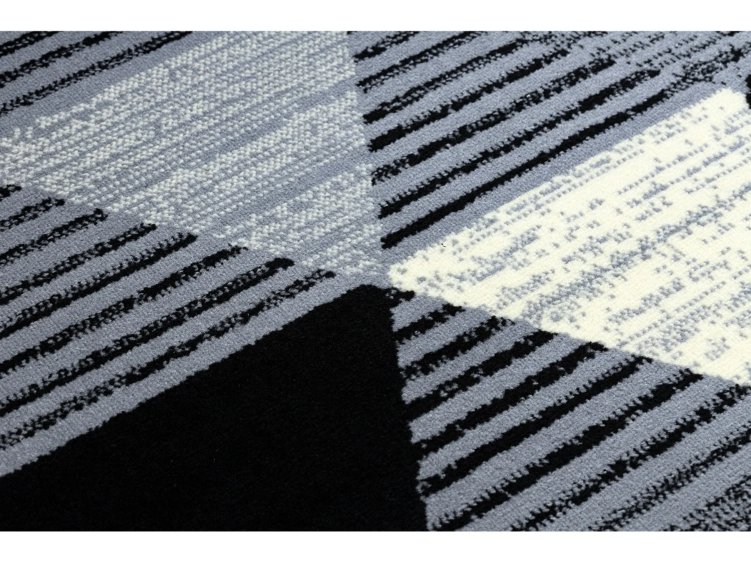 Tapijt BCF BASE 3986 Geometric, drieho geometrisch , grijskleuring / z 185x270 cm