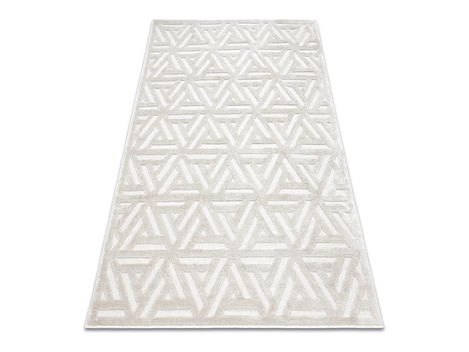 Tapijt SANTO SISAL 58503 geometrisch beige 180x270 cm