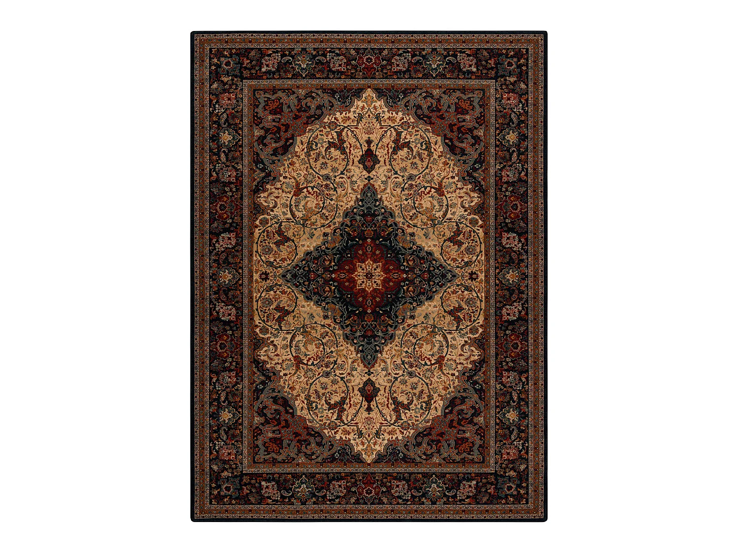 tapijt SUPERIOR PIENA rosette kamel  200x300 cm