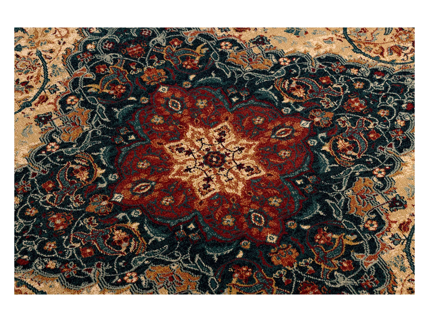 tapijt SUPERIOR PIENA rosette kamel  200x300 cm