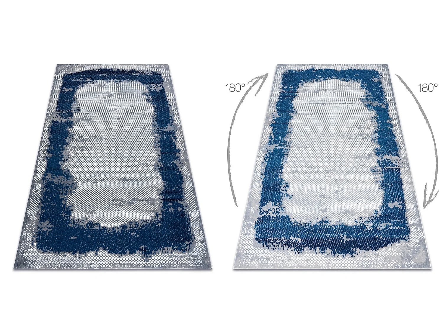 Tapis CORE A004 Cadre, ombragé - structurel, deux niveaux de molleton 240x330 cm