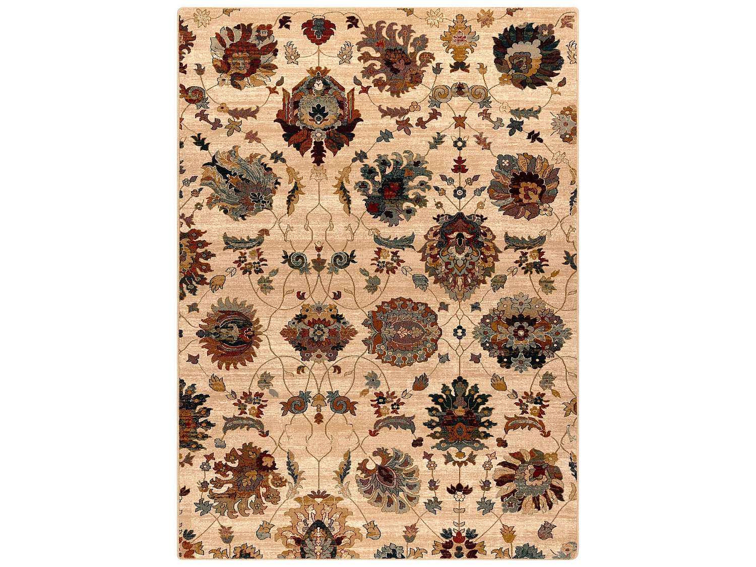 Tapis en laine SUPERIOR LATICA crème 100x150 cm