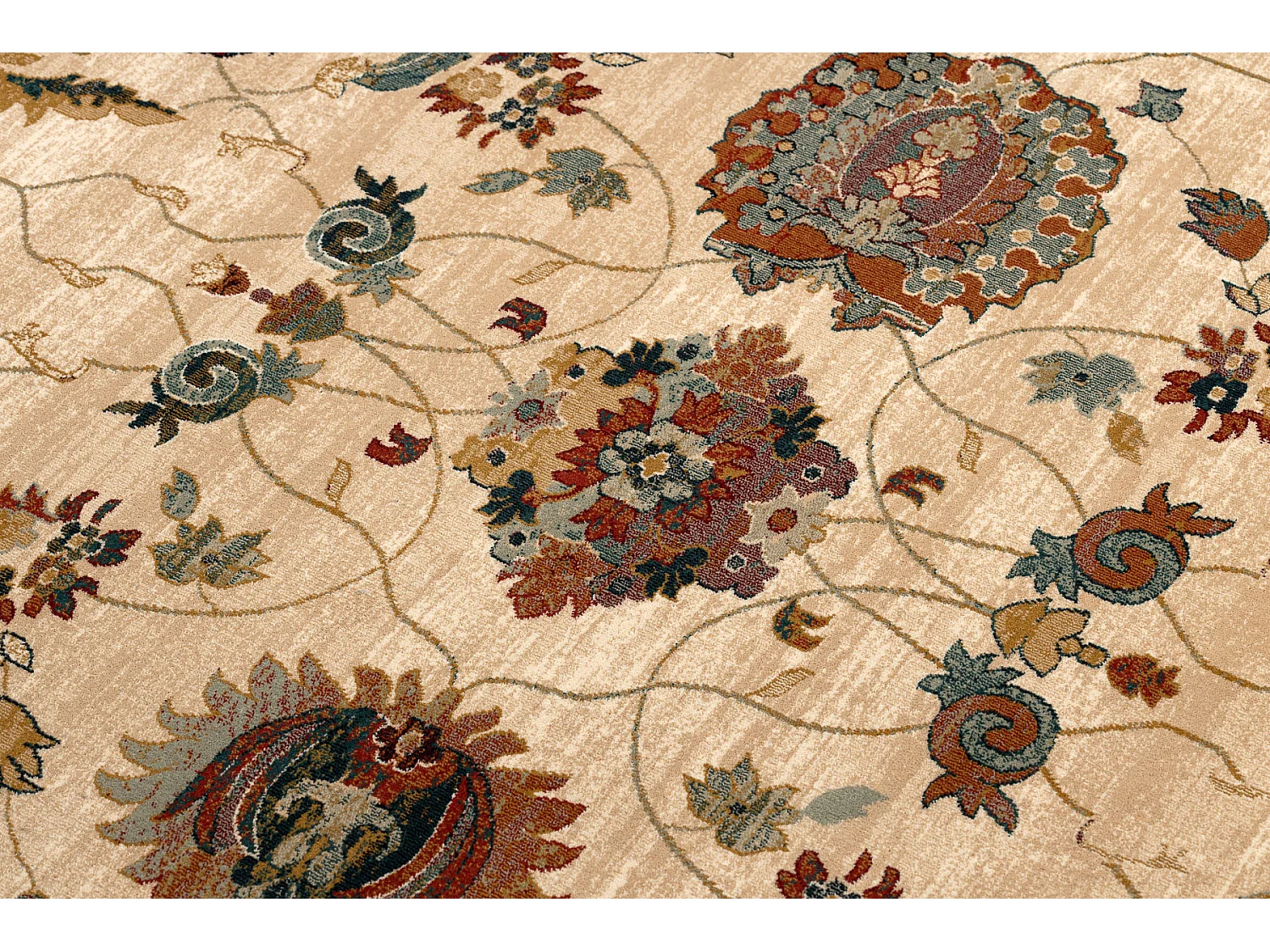 Tapis en laine SUPERIOR LATICA crème 100x150 cm