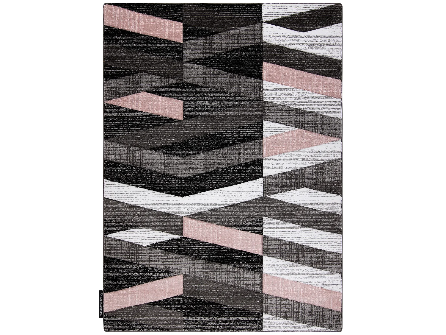 Tapis ALTER Bax des rayures rose 160x220 cm