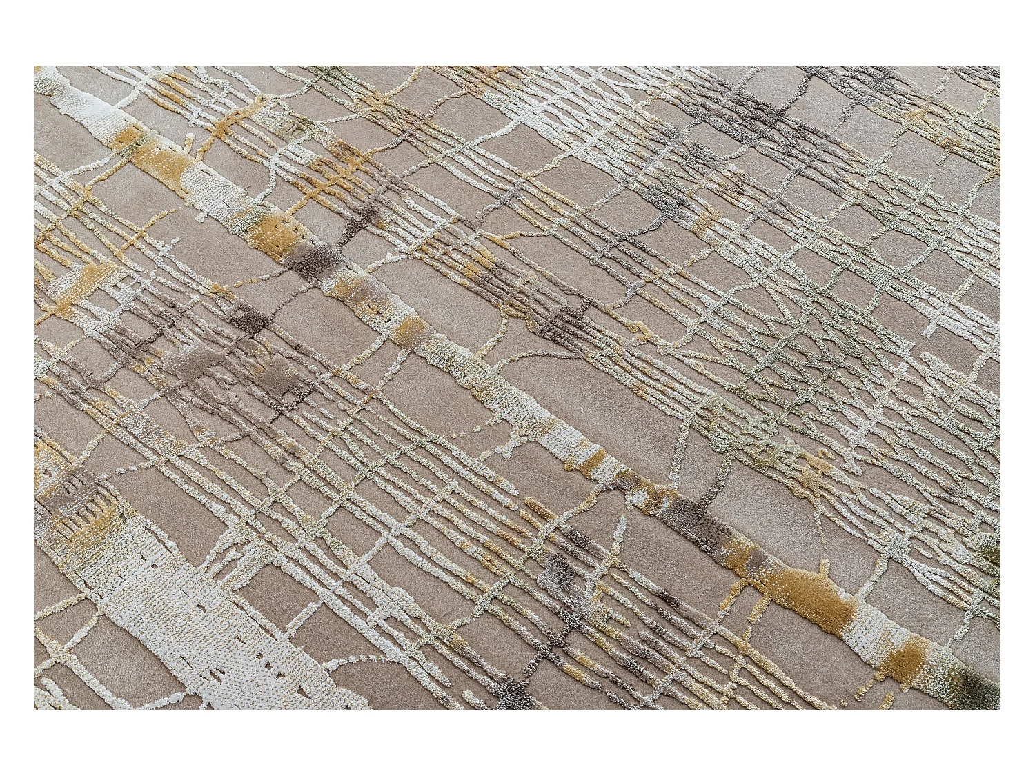 Tapis ACRYLIQUE VALENCIA 5032 KORA beige / ocre 240x350 cm