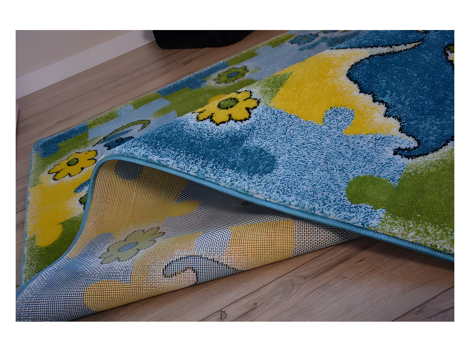 Tapijt KIDS Vlinder blauw C429 160x220 cm