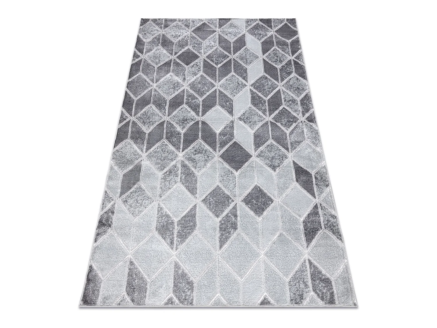Tapis MEFE moderne B400 Cube, géométrique 3D - Structural deux nivea 280x370 cm