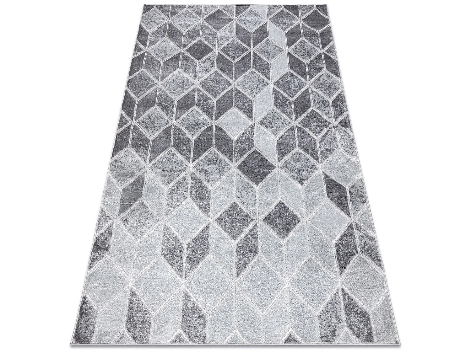 Tapis MEFE moderne B400 Cube, géométrique 3D - Structural deux nivea 280x370 cm