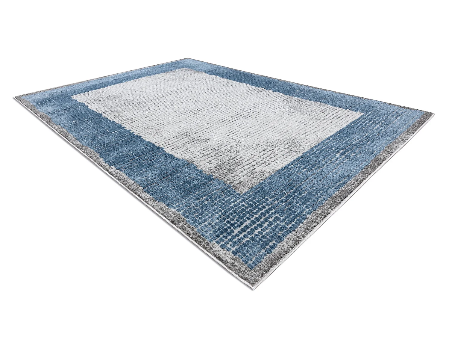 Tapis NOBLE moderne  9730 68 Cadre vintage - Structural deux niveaux d 160x220 cm