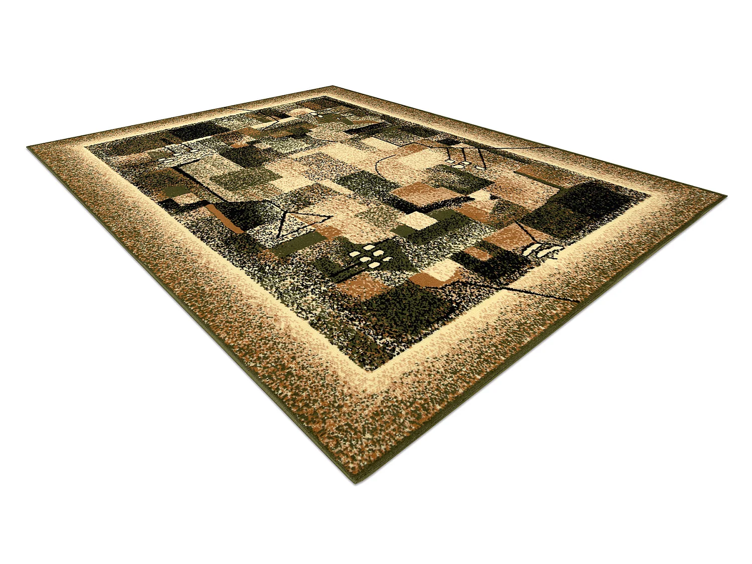 BCF Tapis Morad IMPRESJA classique - olive verte 160x220 cm