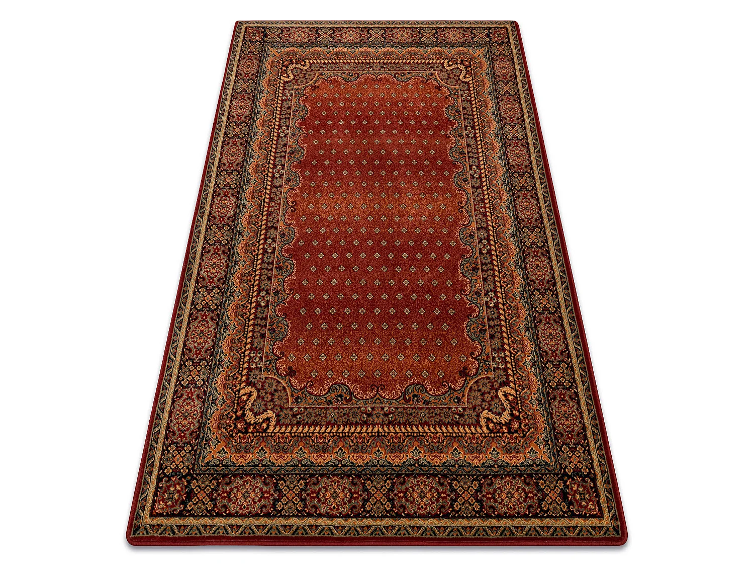 Wollteppich POLONIA BARON Burgund 400x500 cm