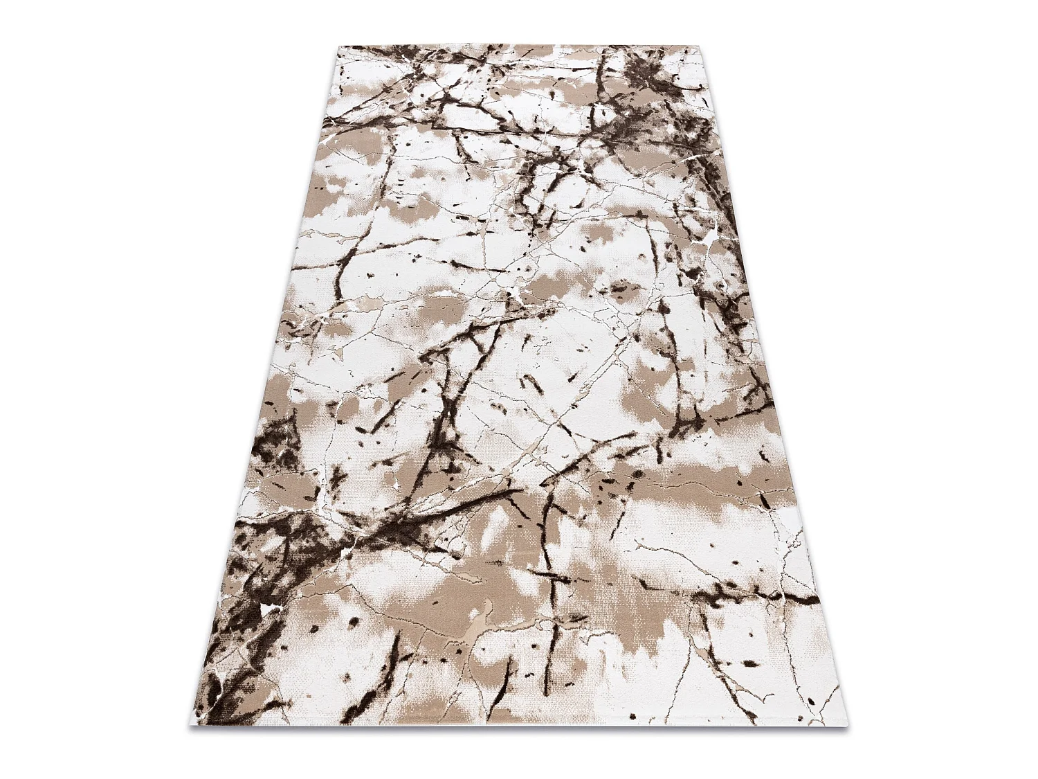 Tapis ACRYLIQUE VALENCIA 035 Marbre Ivoire / beige 240x350 cm
