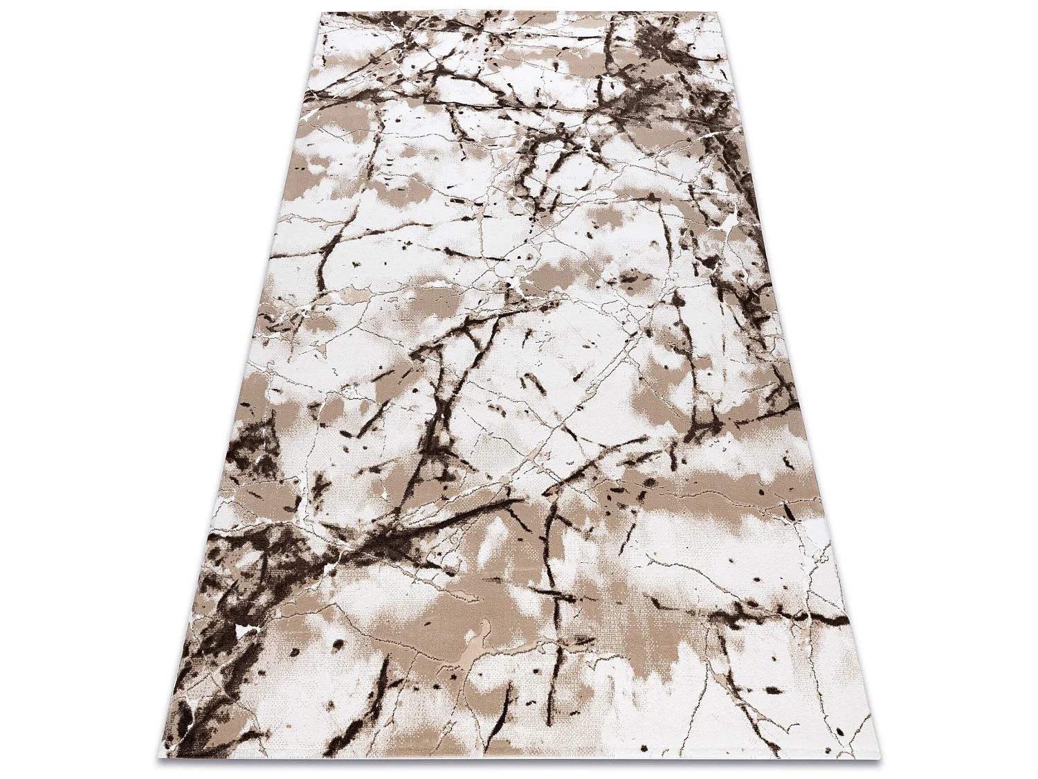 Tapis ACRYLIQUE VALENCIA 035 Marbre Ivoire / beige 240x350 cm