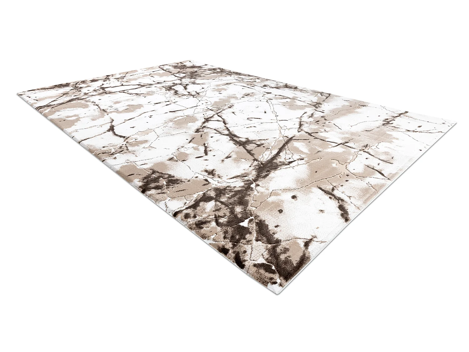 Tapis ACRYLIQUE VALENCIA 035 Marbre Ivoire / beige 240x350 cm