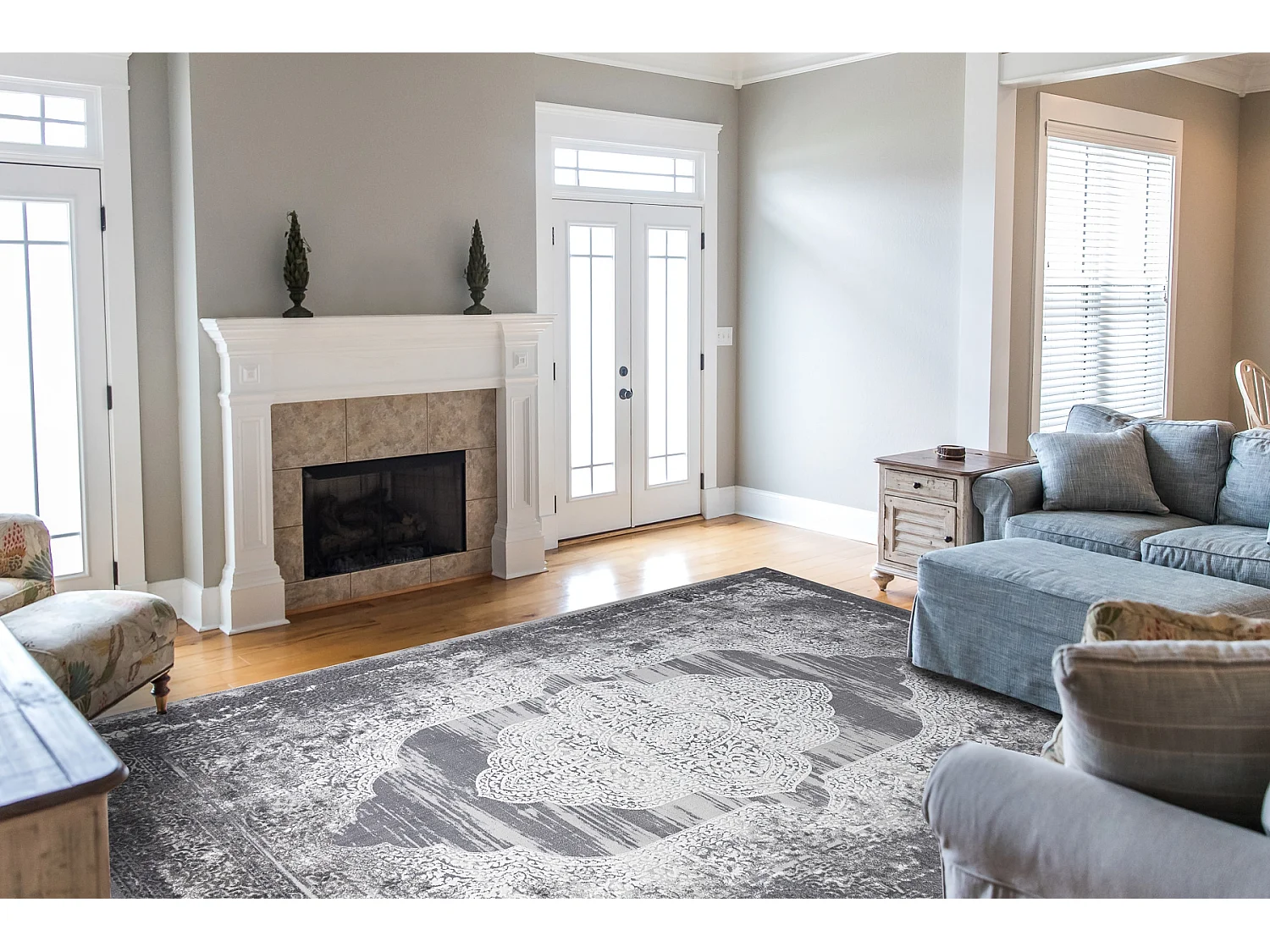 Tapis NOBLE moderne  9479 65 Ornement vintage - Structural deux niveau 160x220 cm