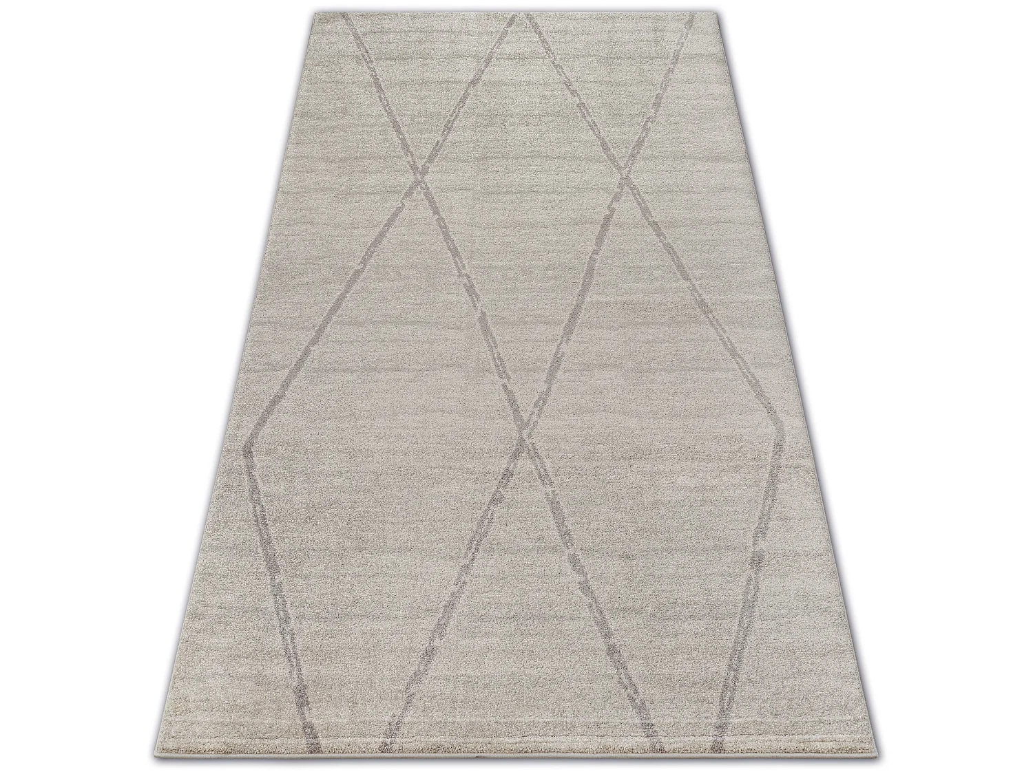 Tapijt SOFT 8033 RUIT , ETNO crème / helder , bruin 160x220 cm