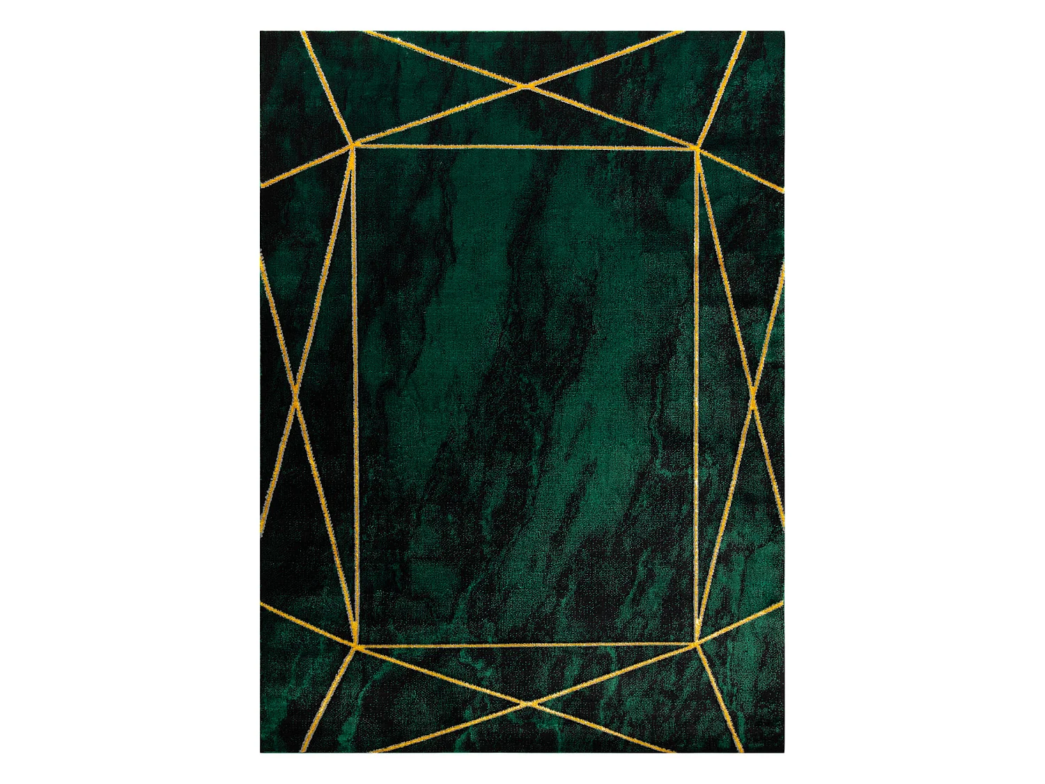 Dywan EMERALD ekskluzywny 1022 glamour, stylowy geometryczny, marmur b 160x220 cm