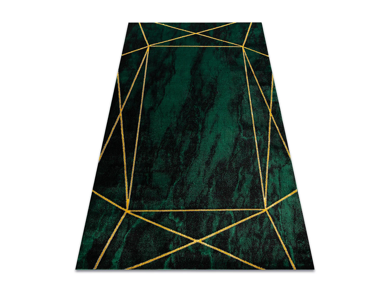 Tapis EMERALD exclusif 1022 glamour, élégant géométrique, marbre b 160x220 cm