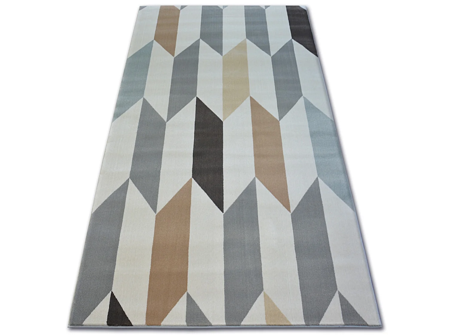 Tapijt ARGENT - W4937 Ruit crèmee  240x330 cm