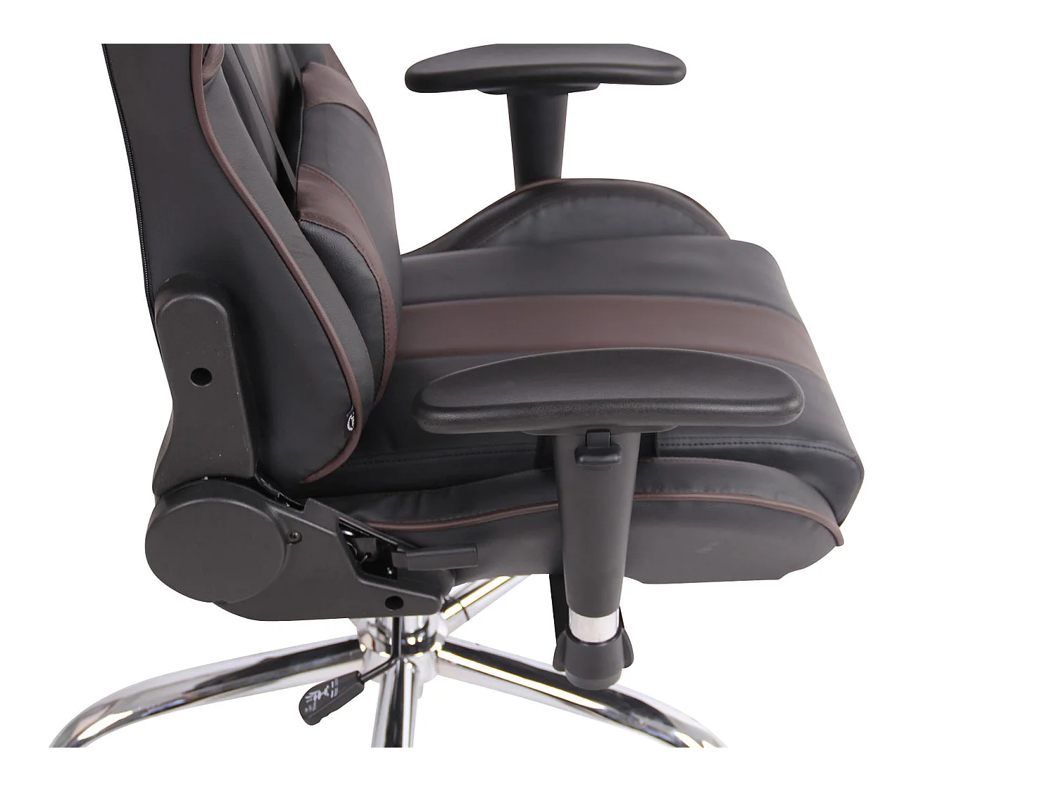 Chaise de bureau - Similicuir - Noir / Marron - Limit XM