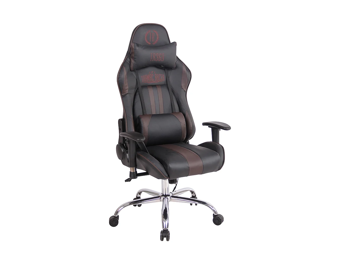 Chaise de bureau - Similicuir - Noir / Marron - Limit XM