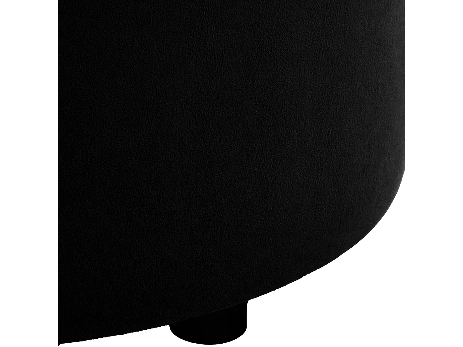 Tabouret - Velours & Nature - Noir - Pantin