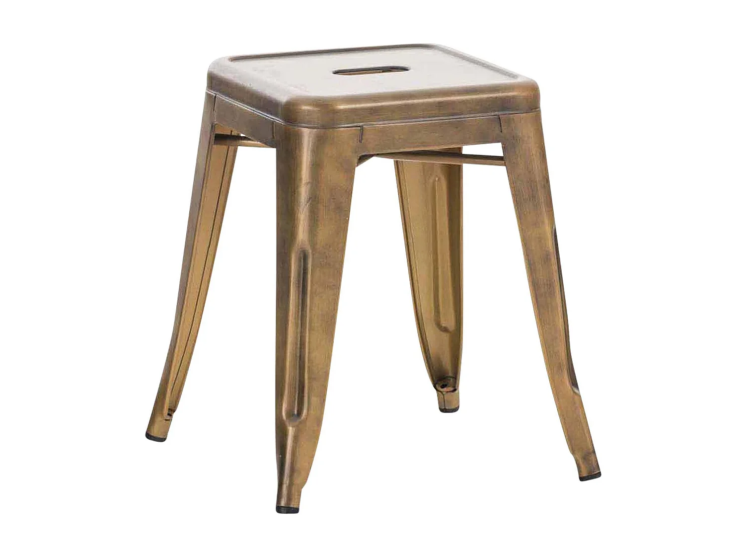 Lot de 4  Tabouret - Métal & Métal - Or - Armin