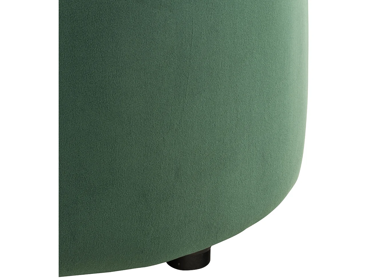 Tabouret - Velours & Blanc - Vert - Pantin