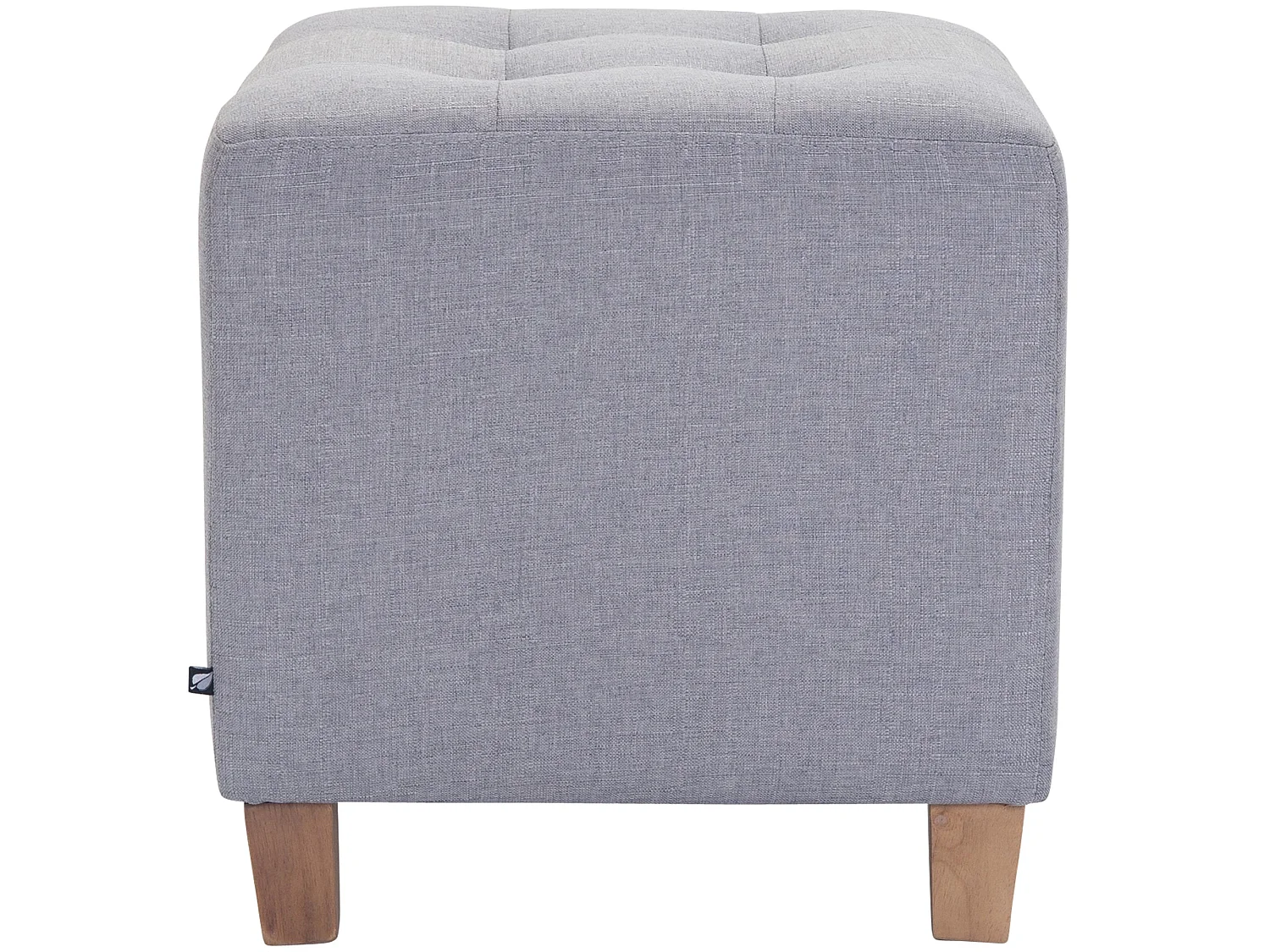 Tabouret - Tissu & Antique clair - Gris clair - Pharao