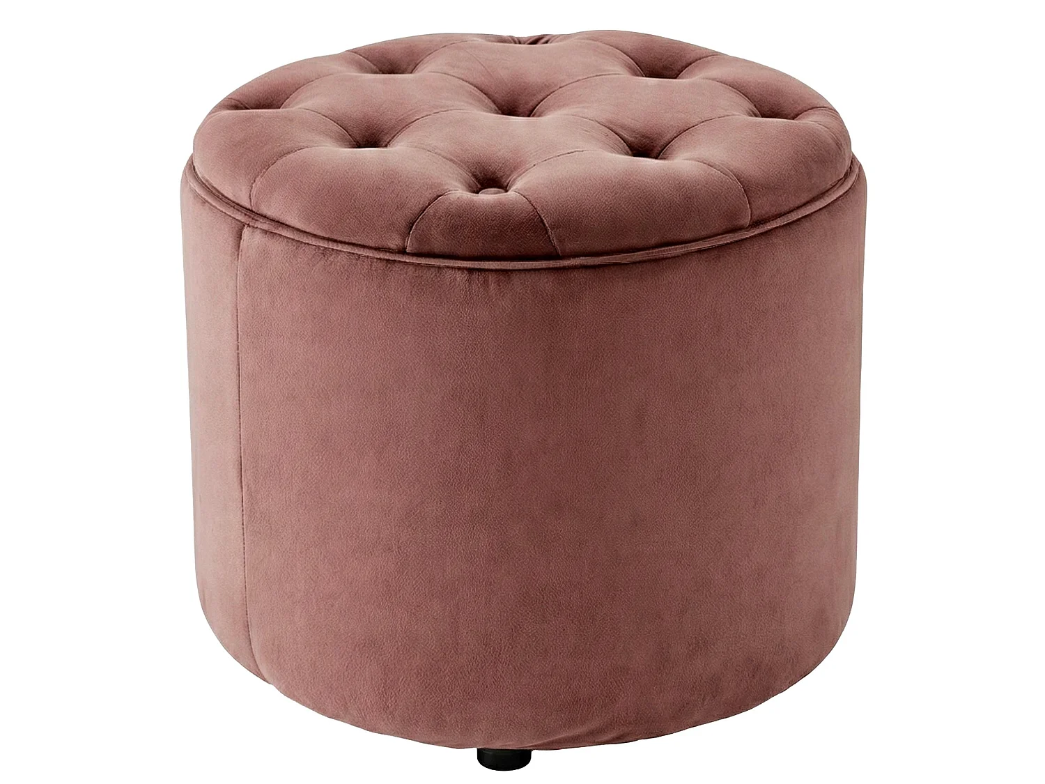 Tabouret - Velours & Nature - Rose - Pantin