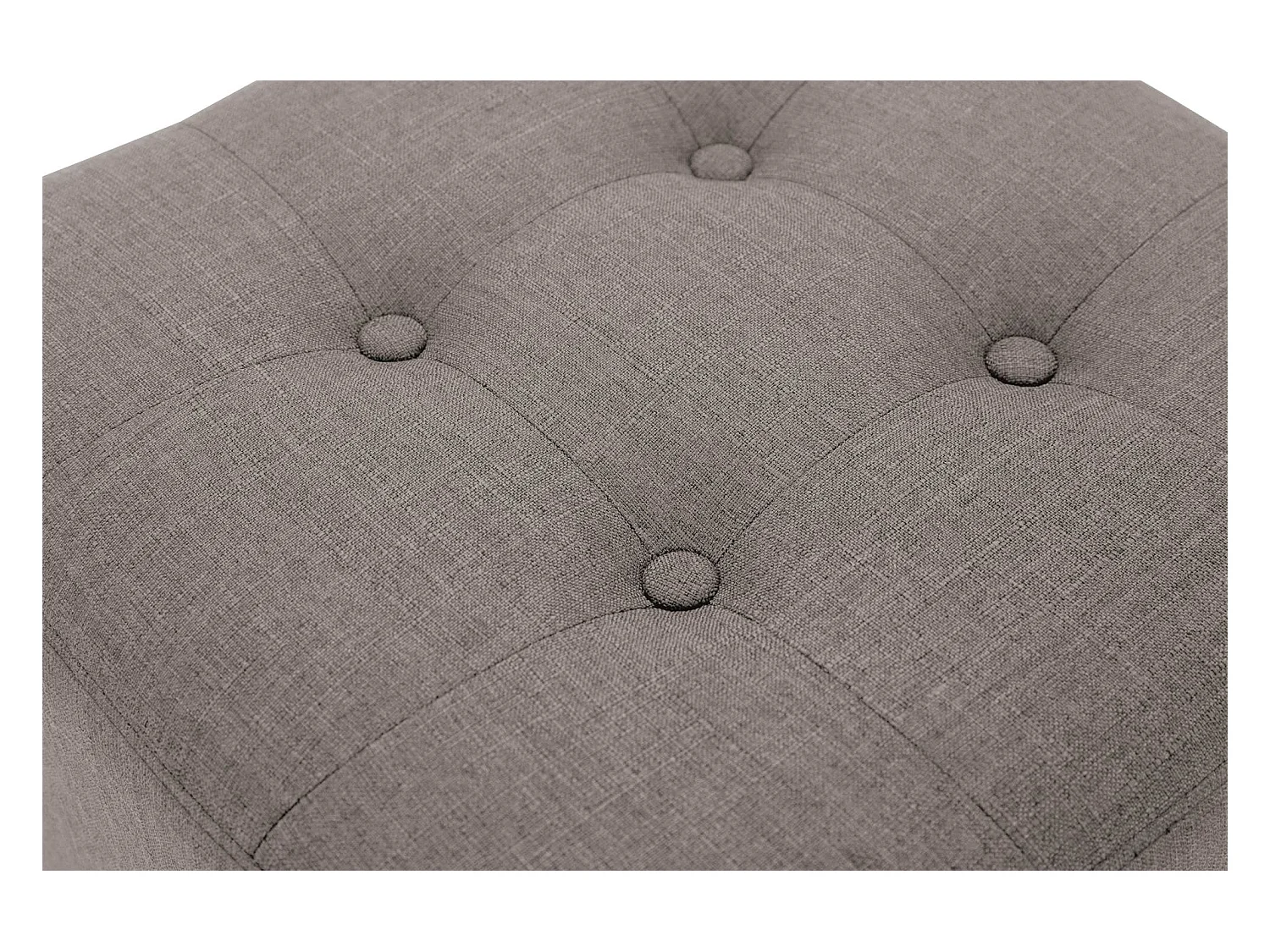 Sgabello - Tessuto & Legno - Tortora - Pharao