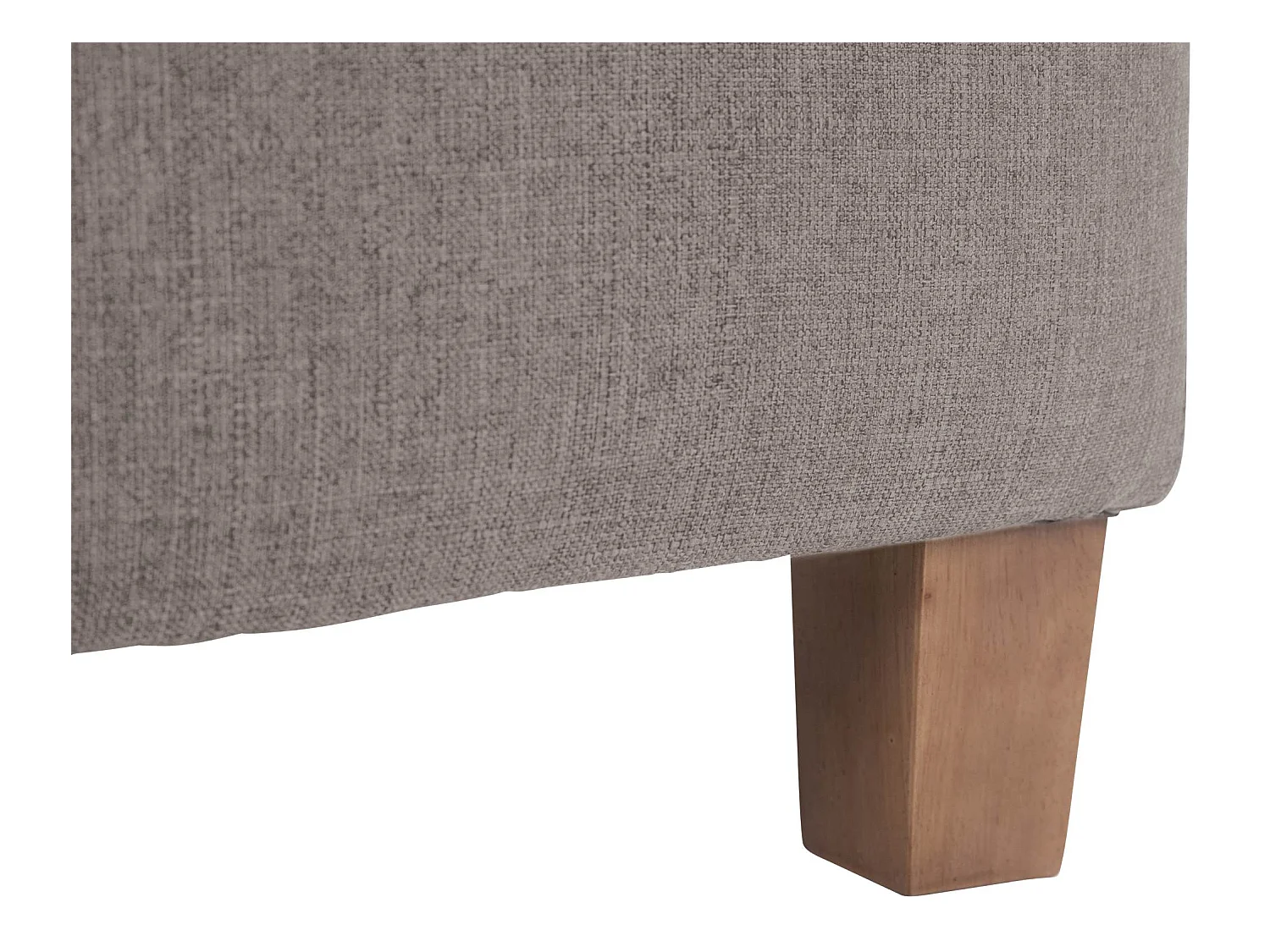 Sgabello - Tessuto & Legno - Tortora - Pharao