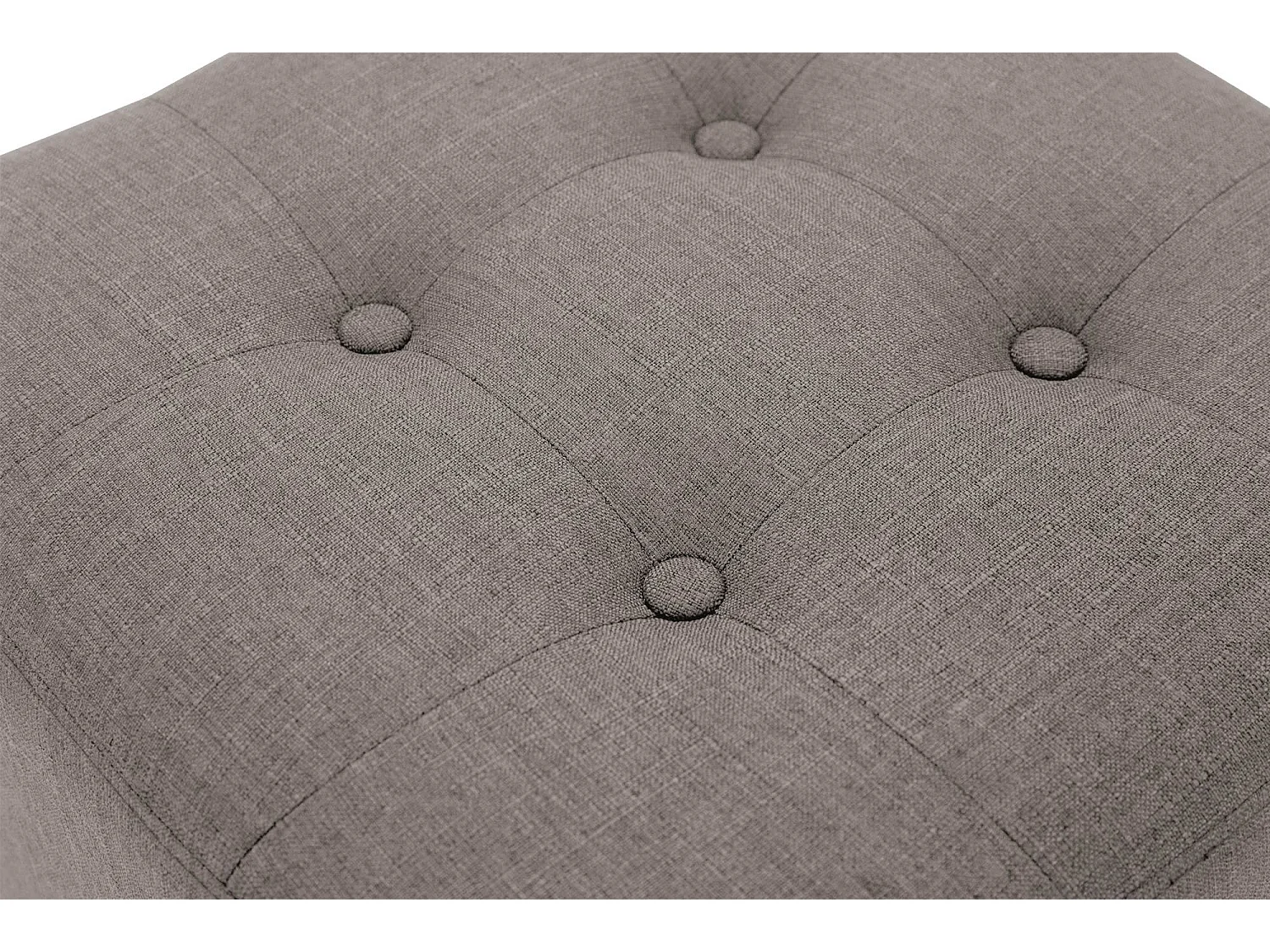 Sitzhocker - Stoff & natura - taupe - Pharao