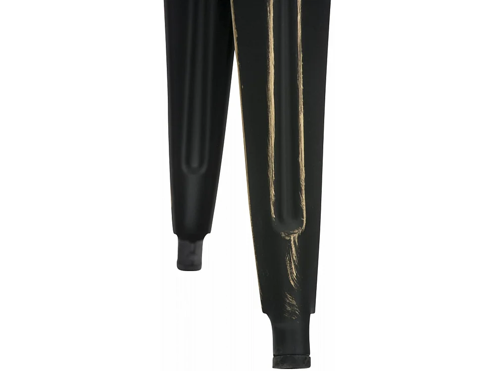 Set van 4  Kruk - Metalen & Metaal - zwart/goud - Armin