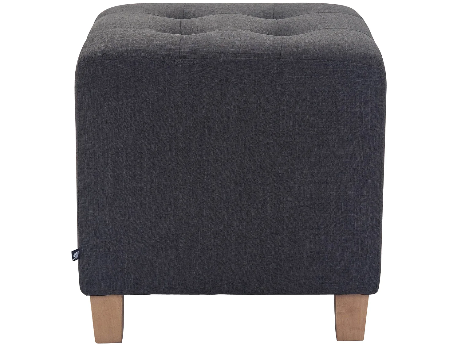 Tabouret - Tissu & Antique clair - Gris foncé - Pharao