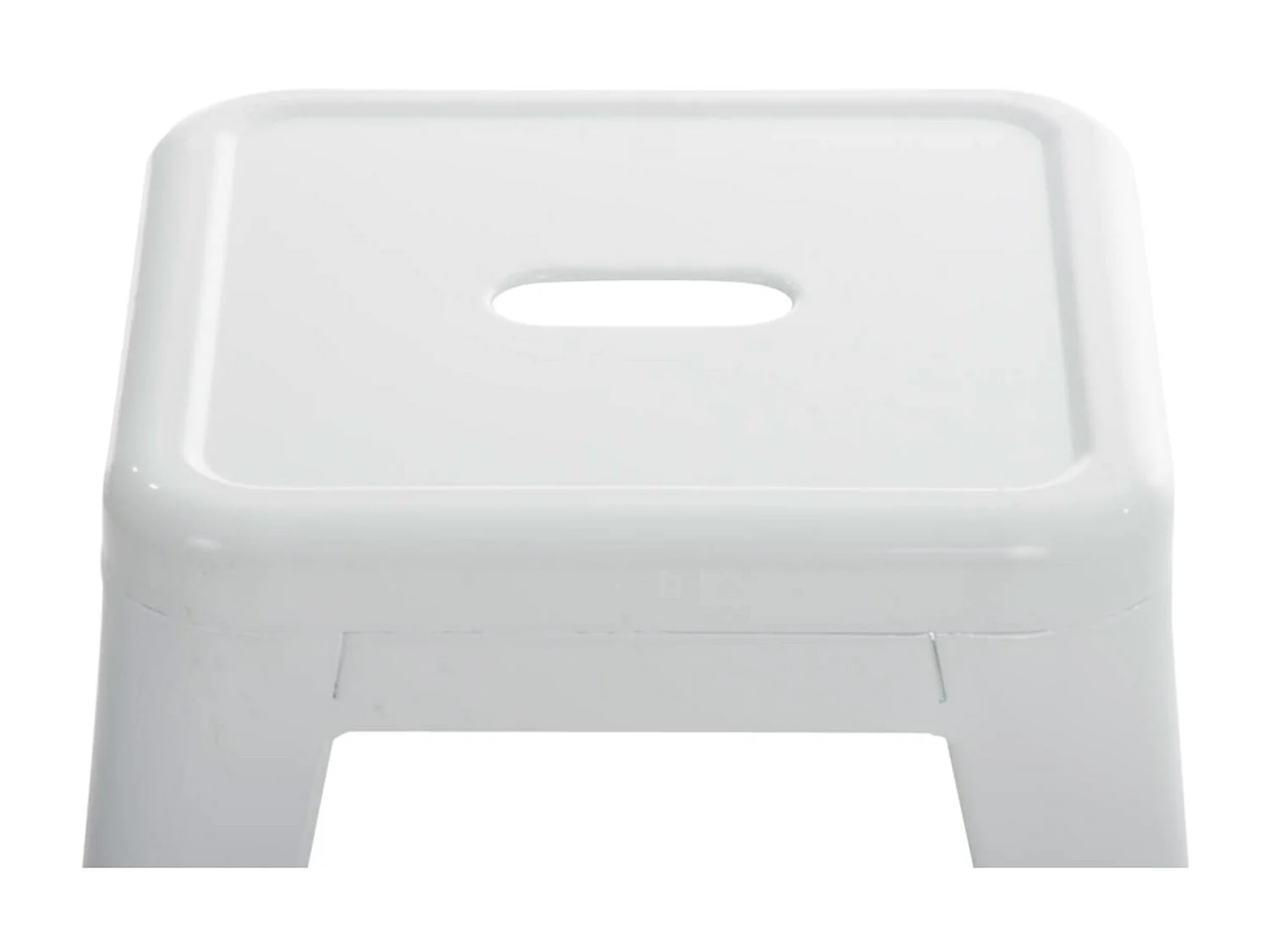 Lot de 4  Tabouret - Métal & Métal - Blanc - Armin