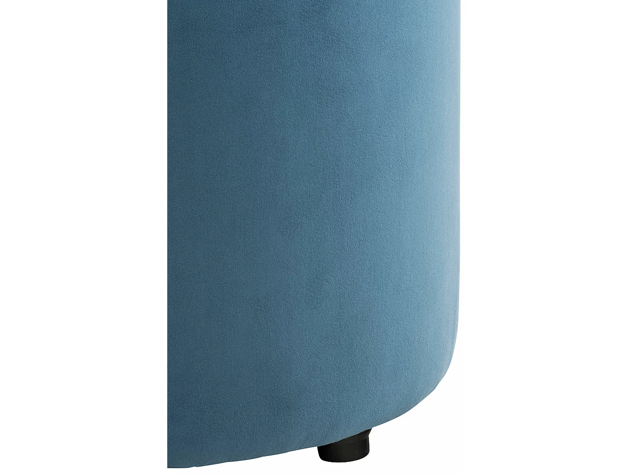 Kruk - Fluweel & wit - blauw - Pantin