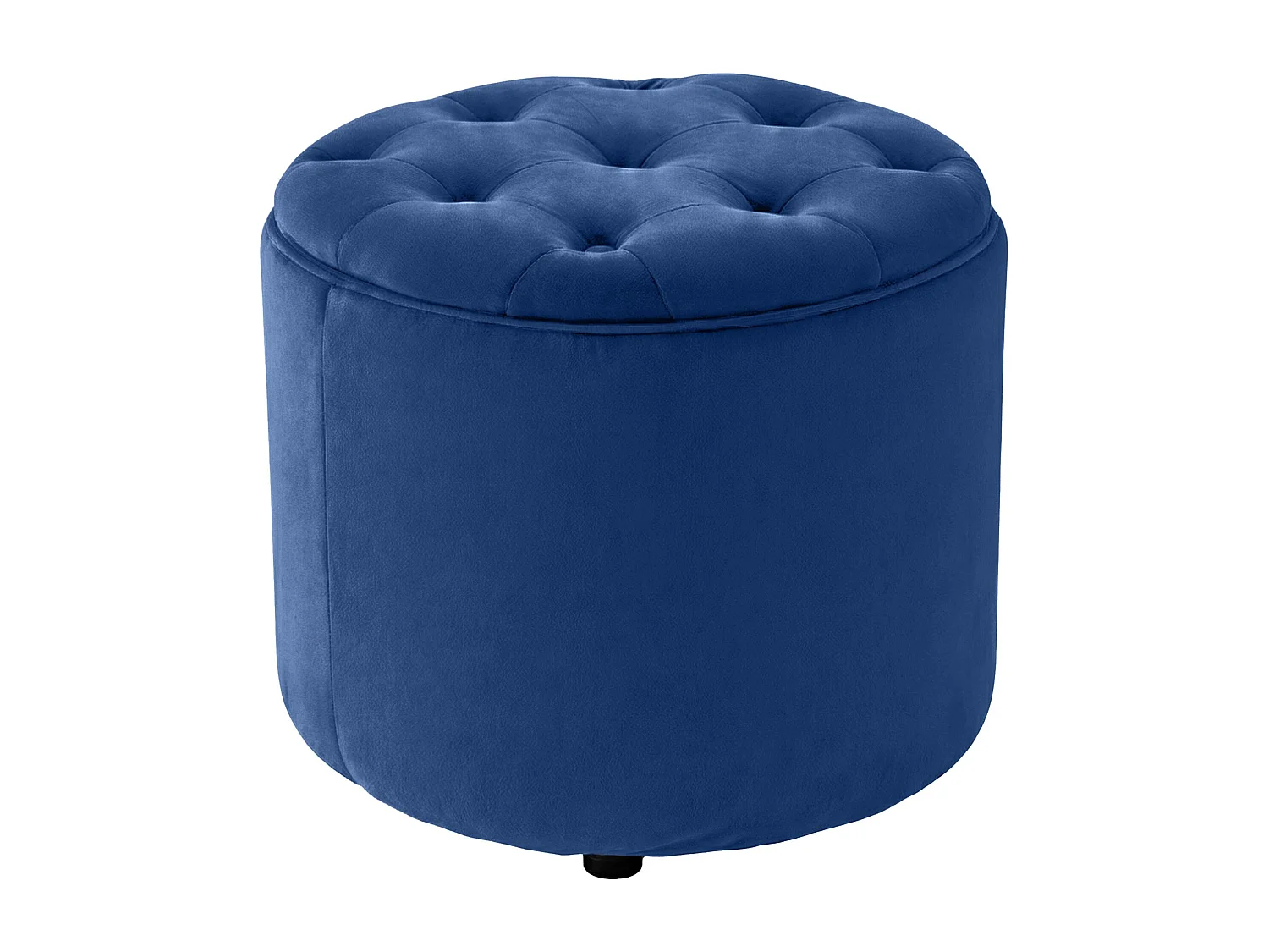 Tabouret - Velours & Nature - Bleu - Pantin