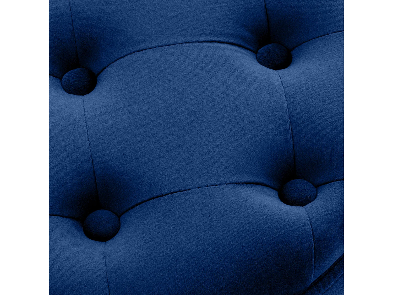 Tabouret - Velours & Nature - Bleu - Pantin