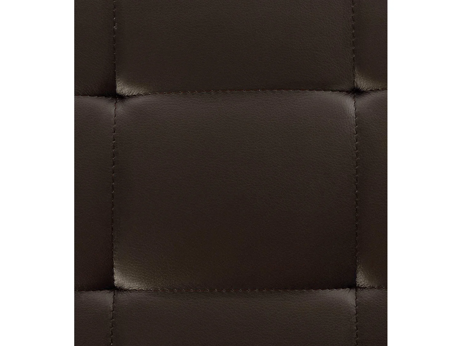 Tabouret - Similicuir & Acier inoxydable - Marron - Barci