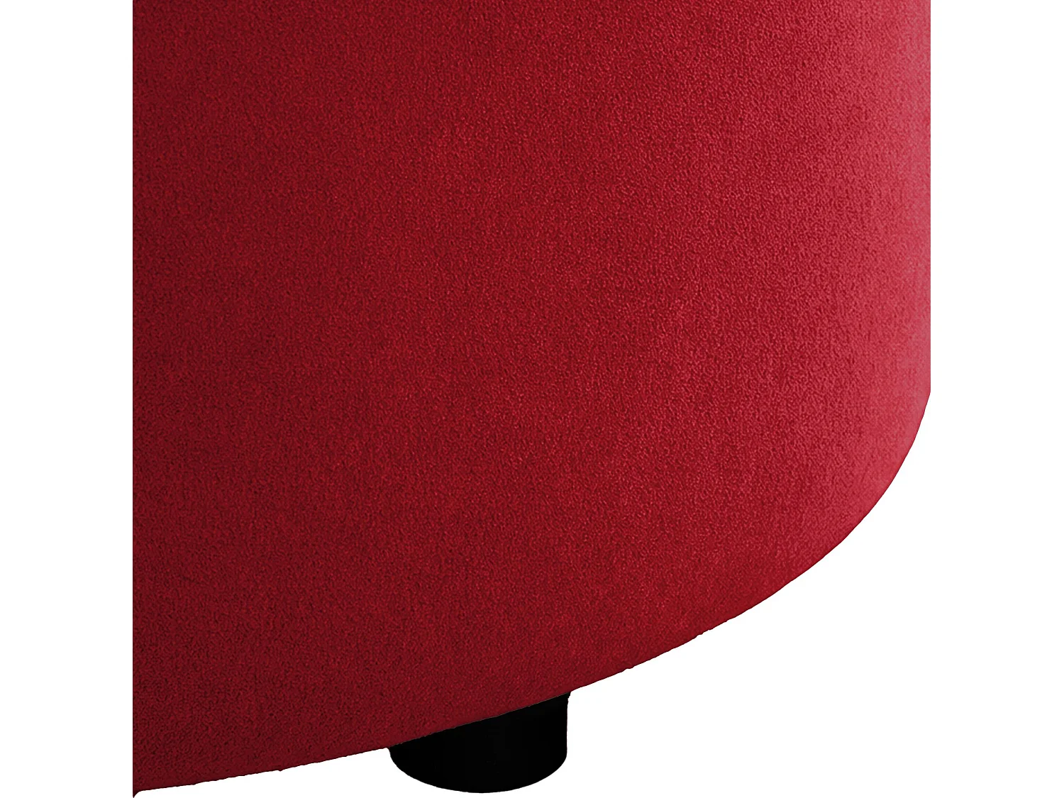 Tabouret - Velours & Nature - Rouge - Pantin