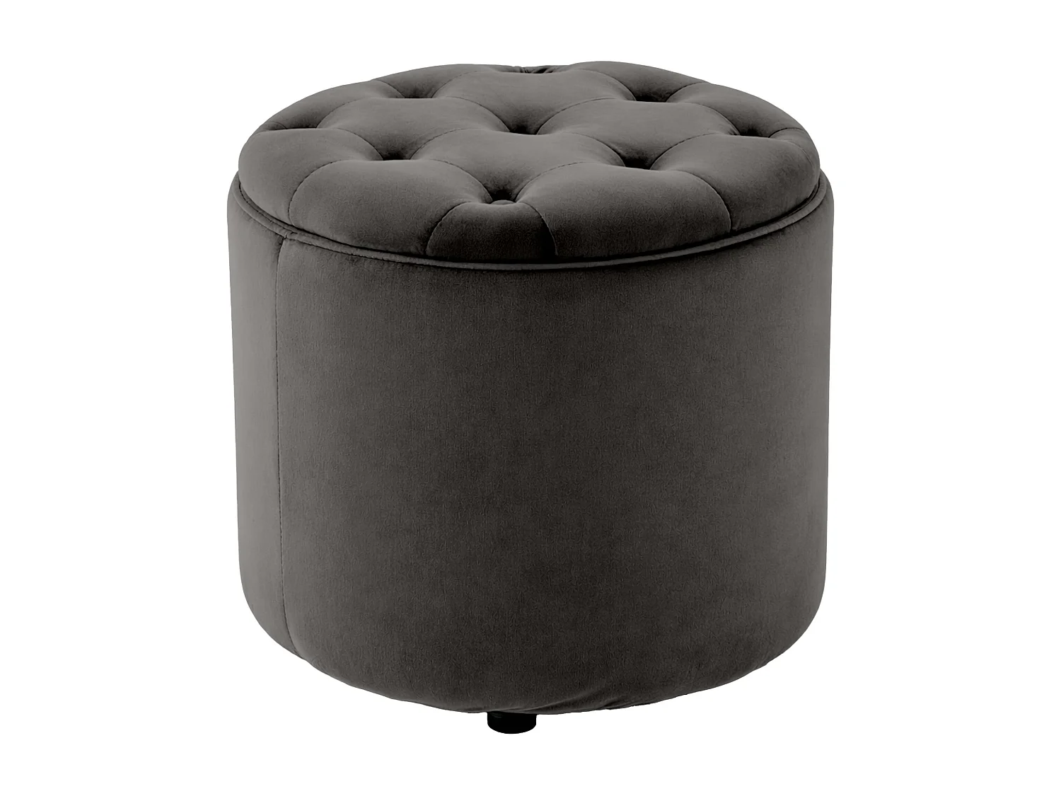 Tabouret - Velours & Nature - Gris - Pantin