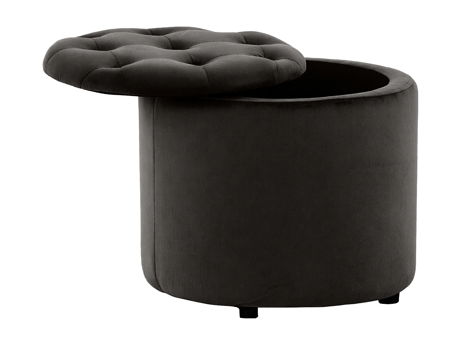 Tabouret - Velours & Nature - Gris - Pantin