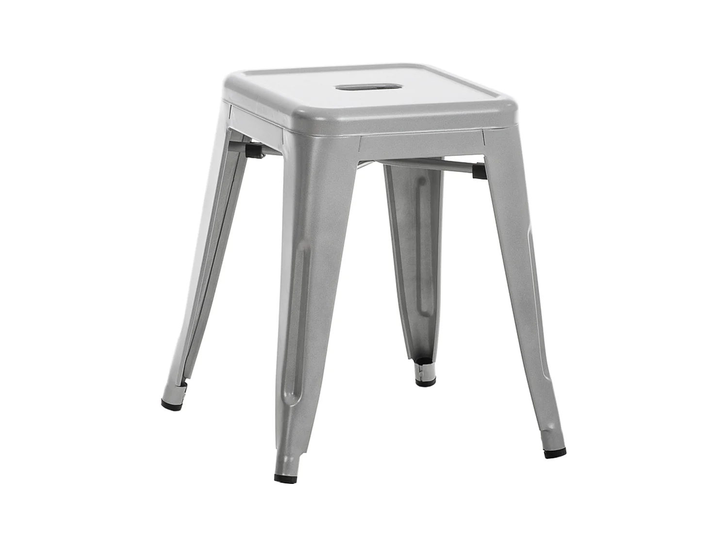 Tabouret - Métal - Argent - Armin