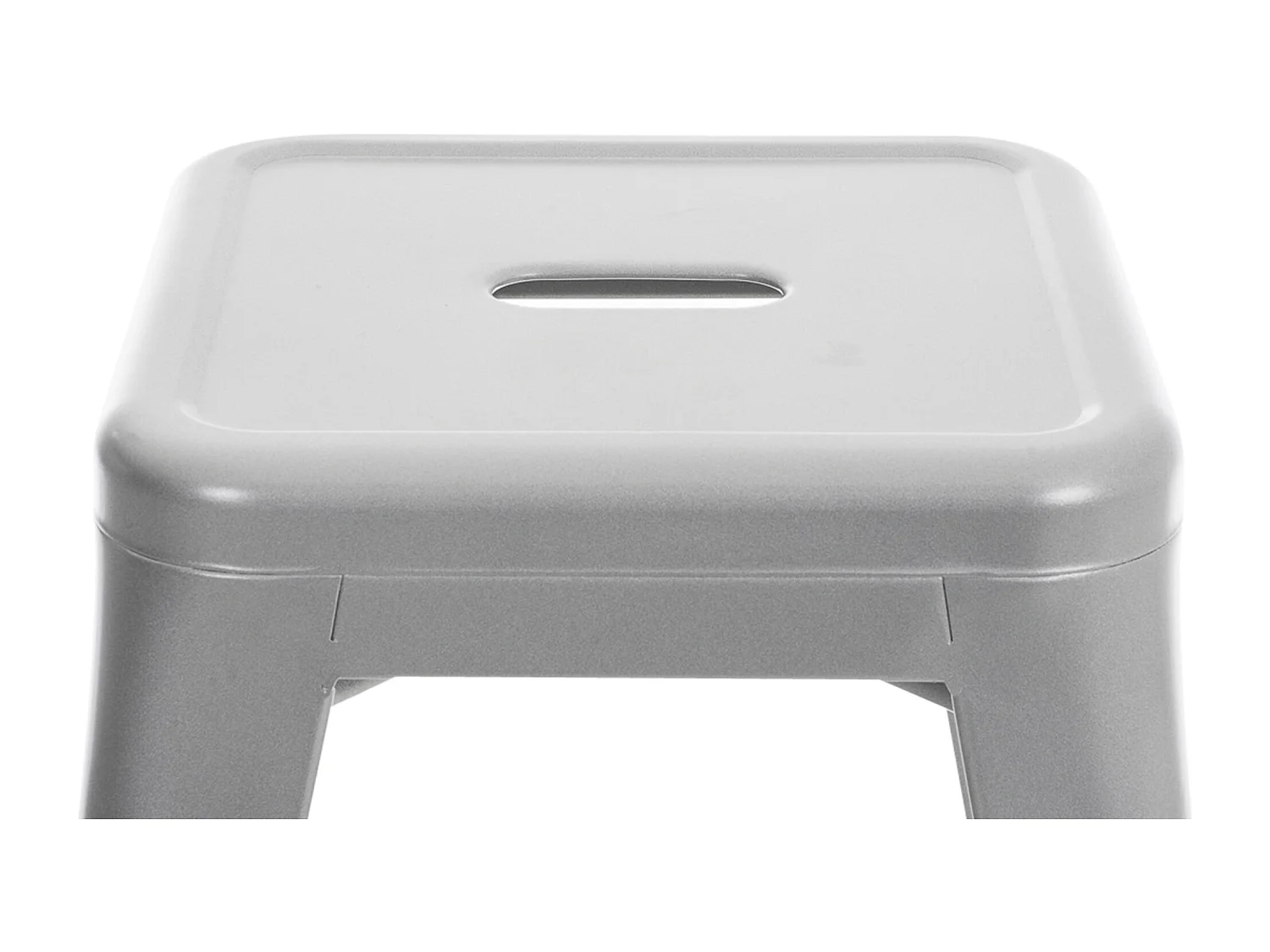 Tabouret - Métal - Argent - Armin