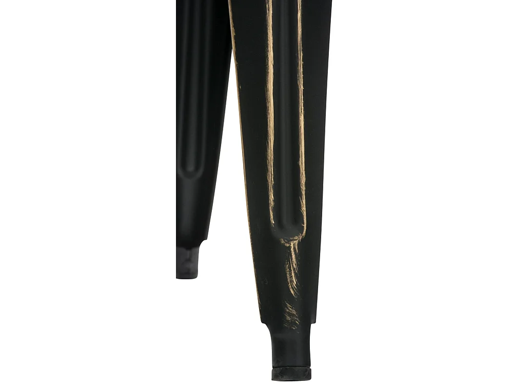 Tabouret - Métal - Noir-Or - Armin