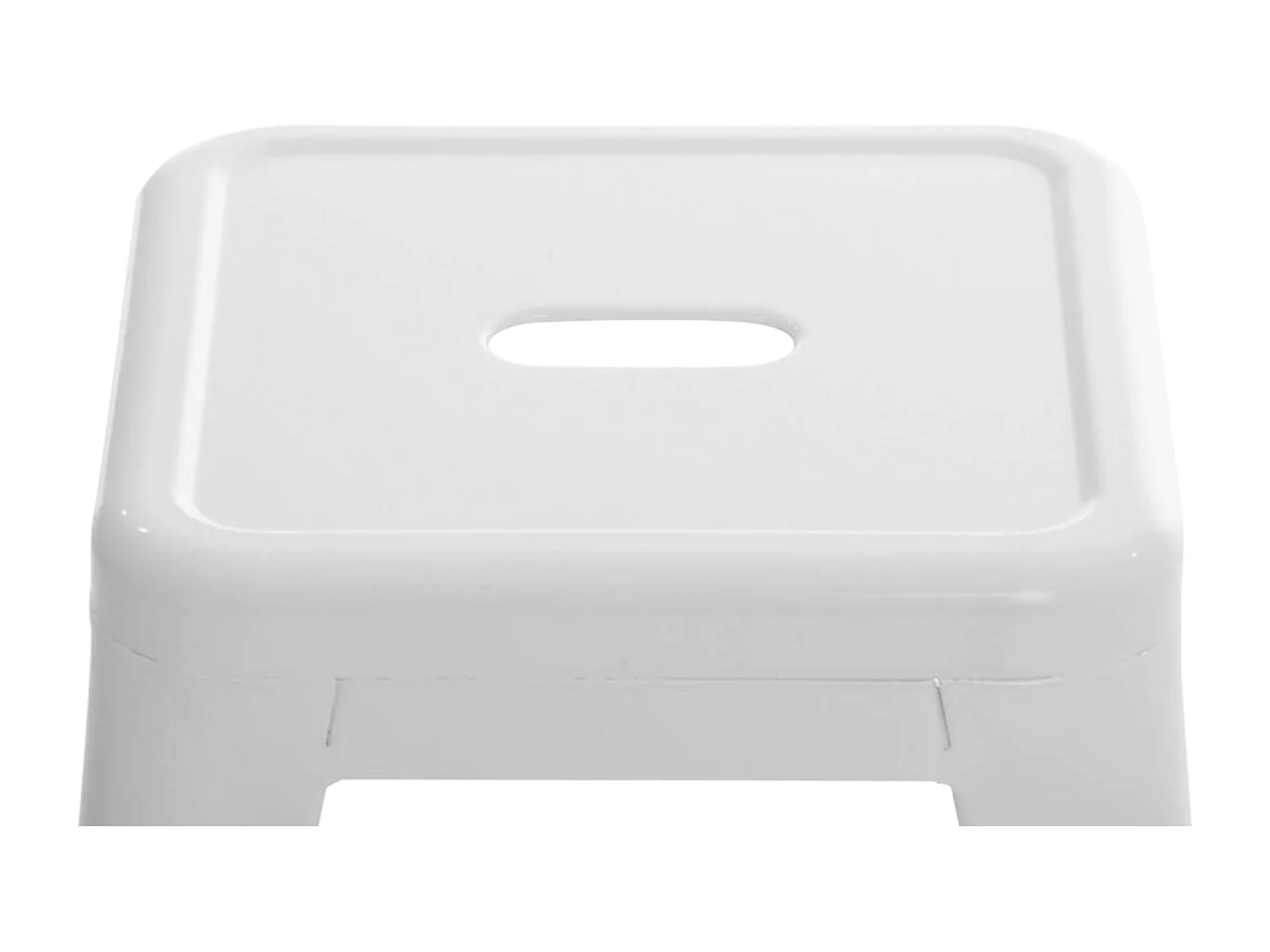 Tabouret - Métal - Blanc - Armin