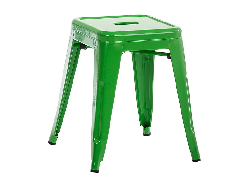 Sitzhocker - Metall - grün - Armin