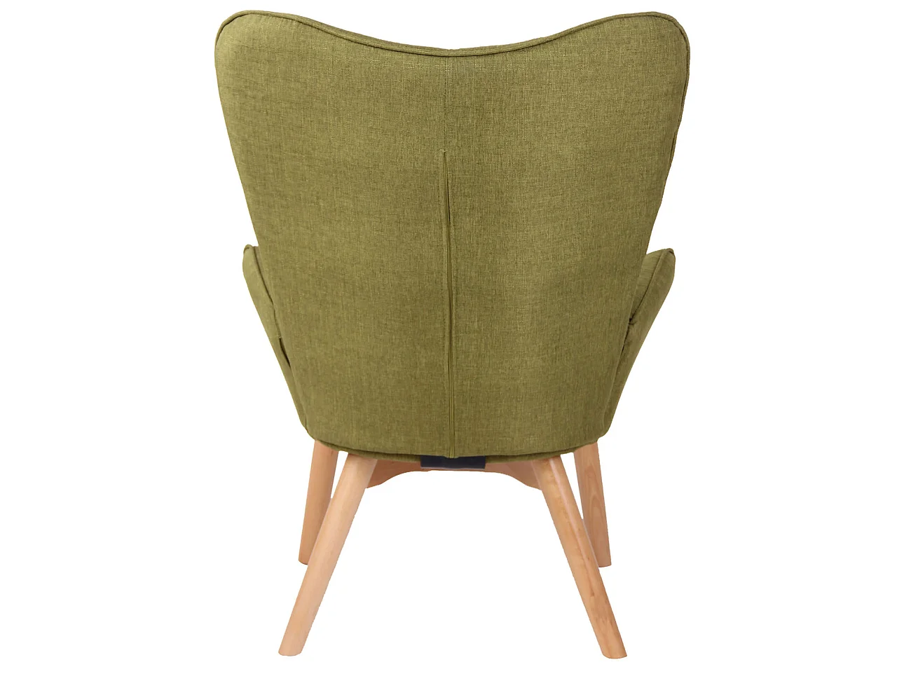 Fauteuil - Tissu & Antique clair - Vert - Durham